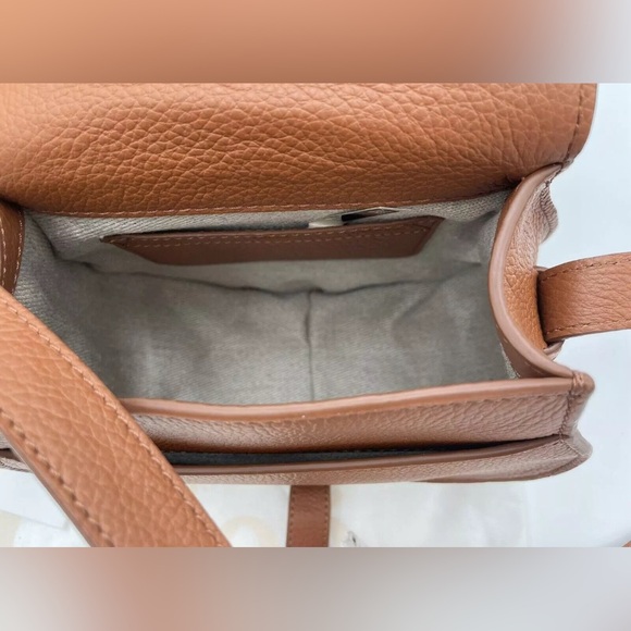 BRAND NEW CHLOE MARCIE CROSSBODY TAN LEATHER BAG PURSE - Picture 13 of 14